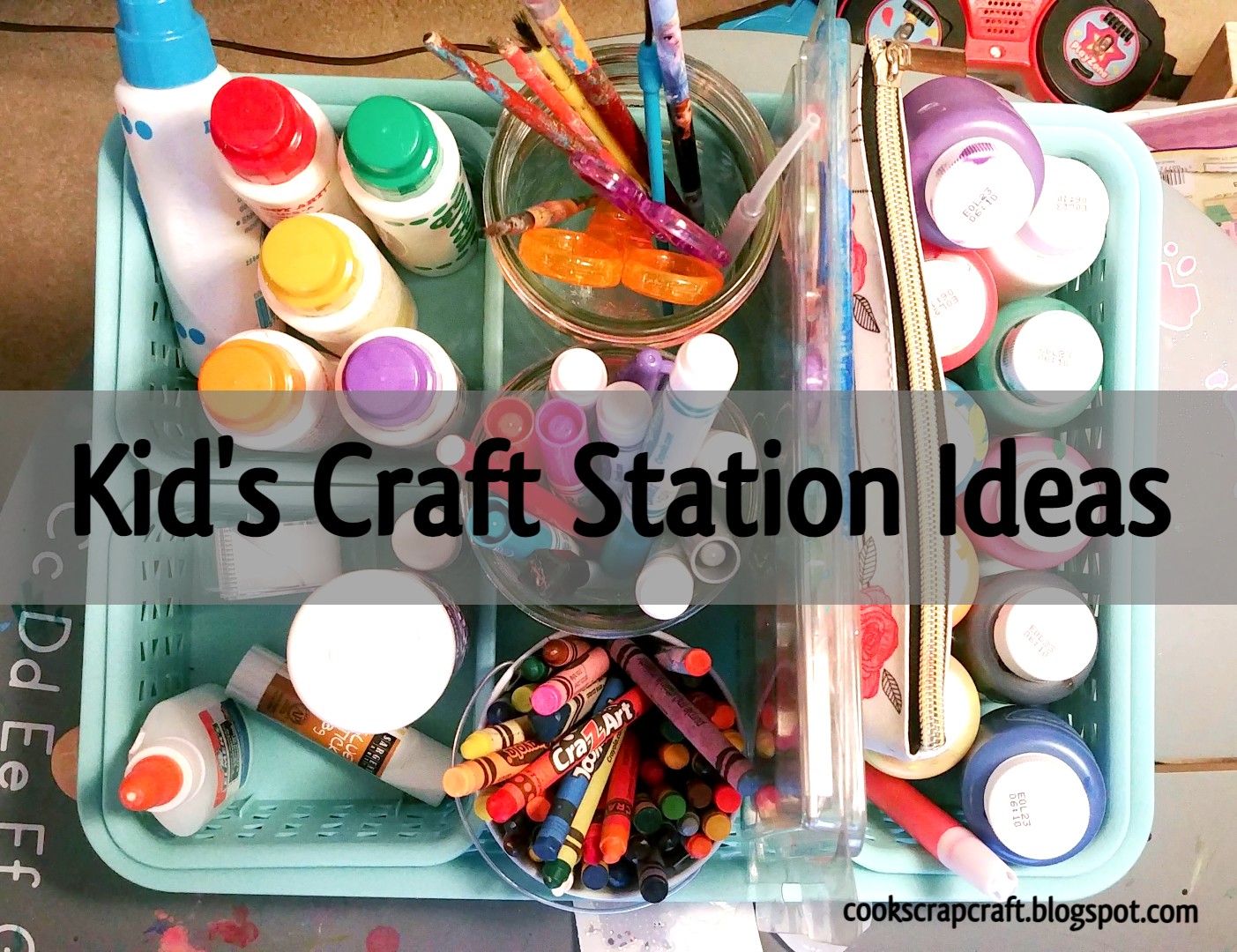 Kid's Craft Station Ideas